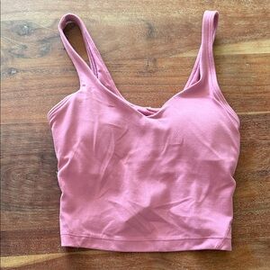 Lululemon Athletica Pink Align Crop Top
